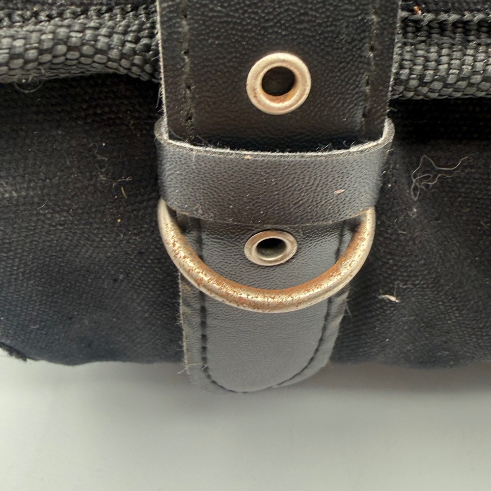 Harley-Davidson Tool Bag Unisex OS Black Good Roll-Up Canvas Organizer Pouch - Picture 6 of 7